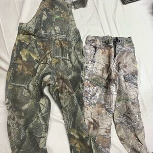 Camo Kids Bottoms in Green and Brown